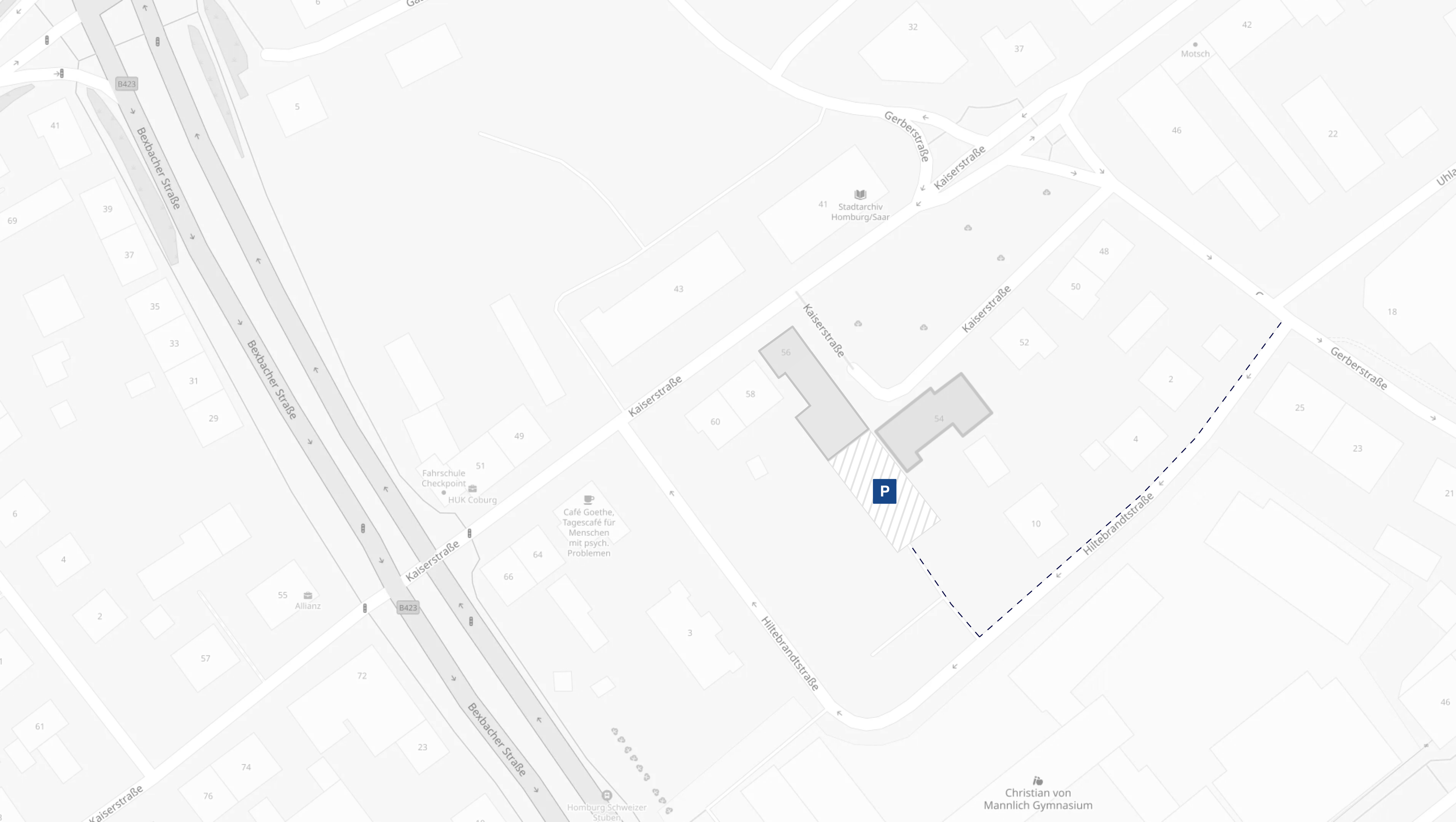 Illustration einer Karte